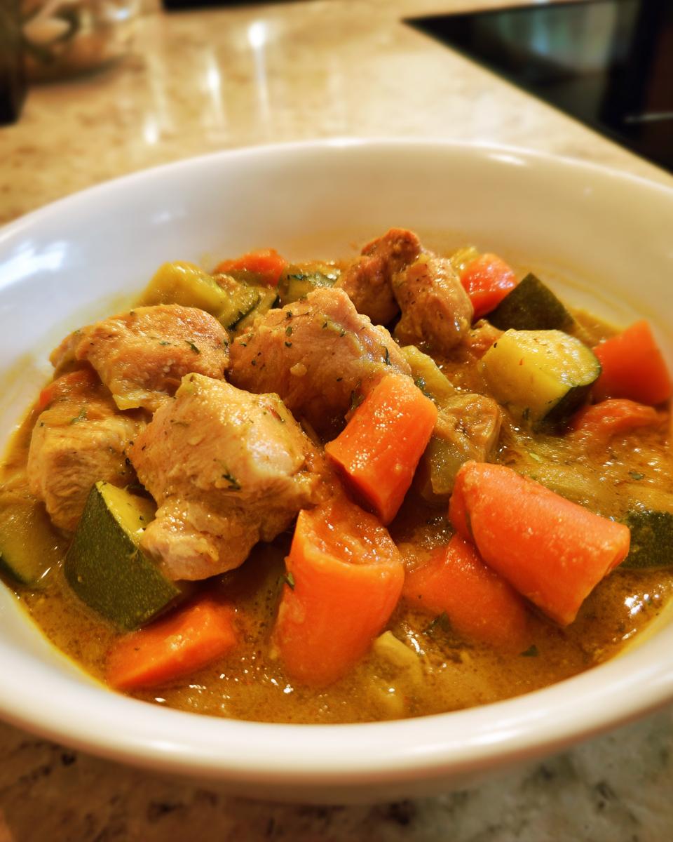 Chicken and Zucchini Stew - detail 2