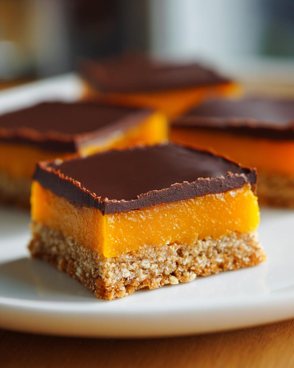 Chocolate Orange Bars - detail 2