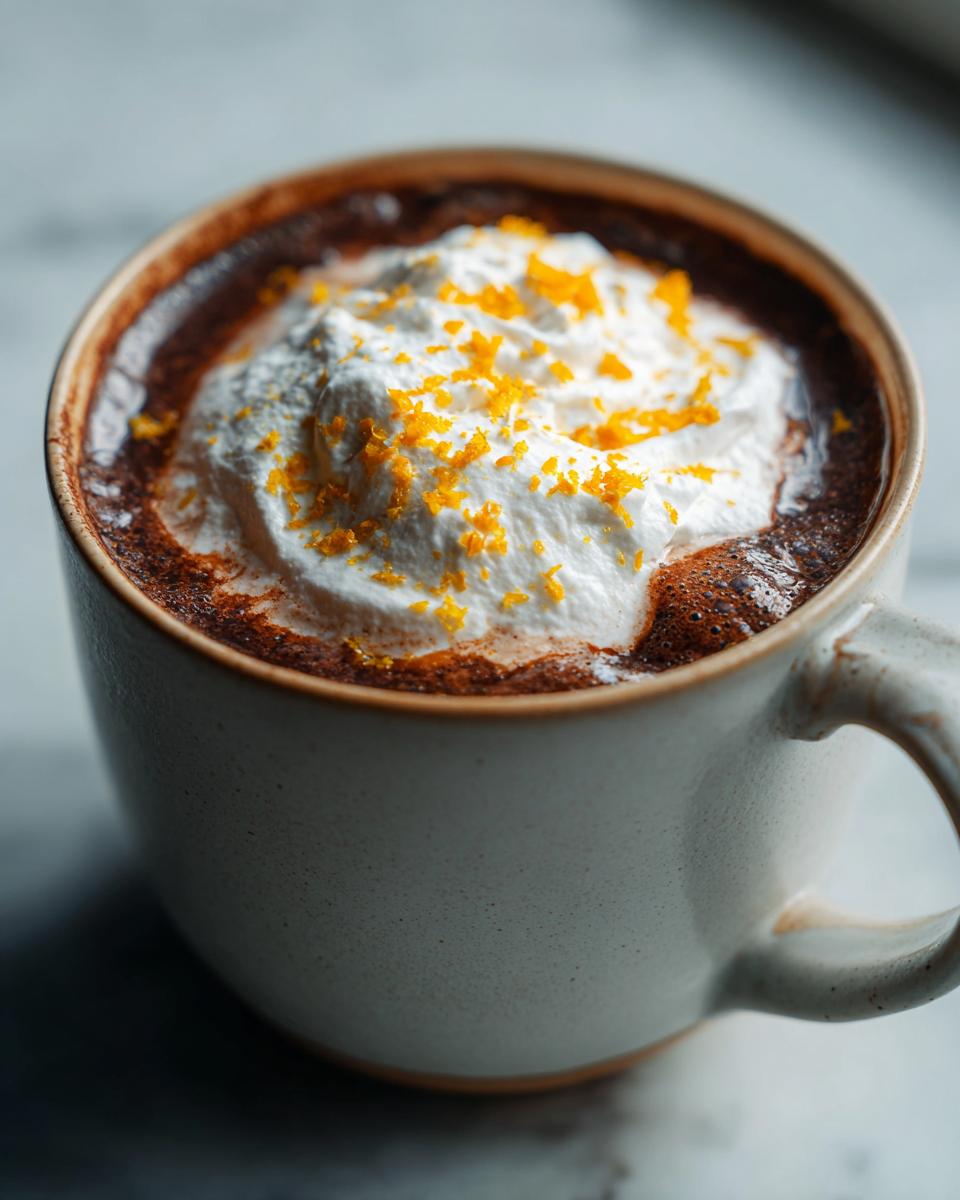 Chocolate Orange Latte - detail 1