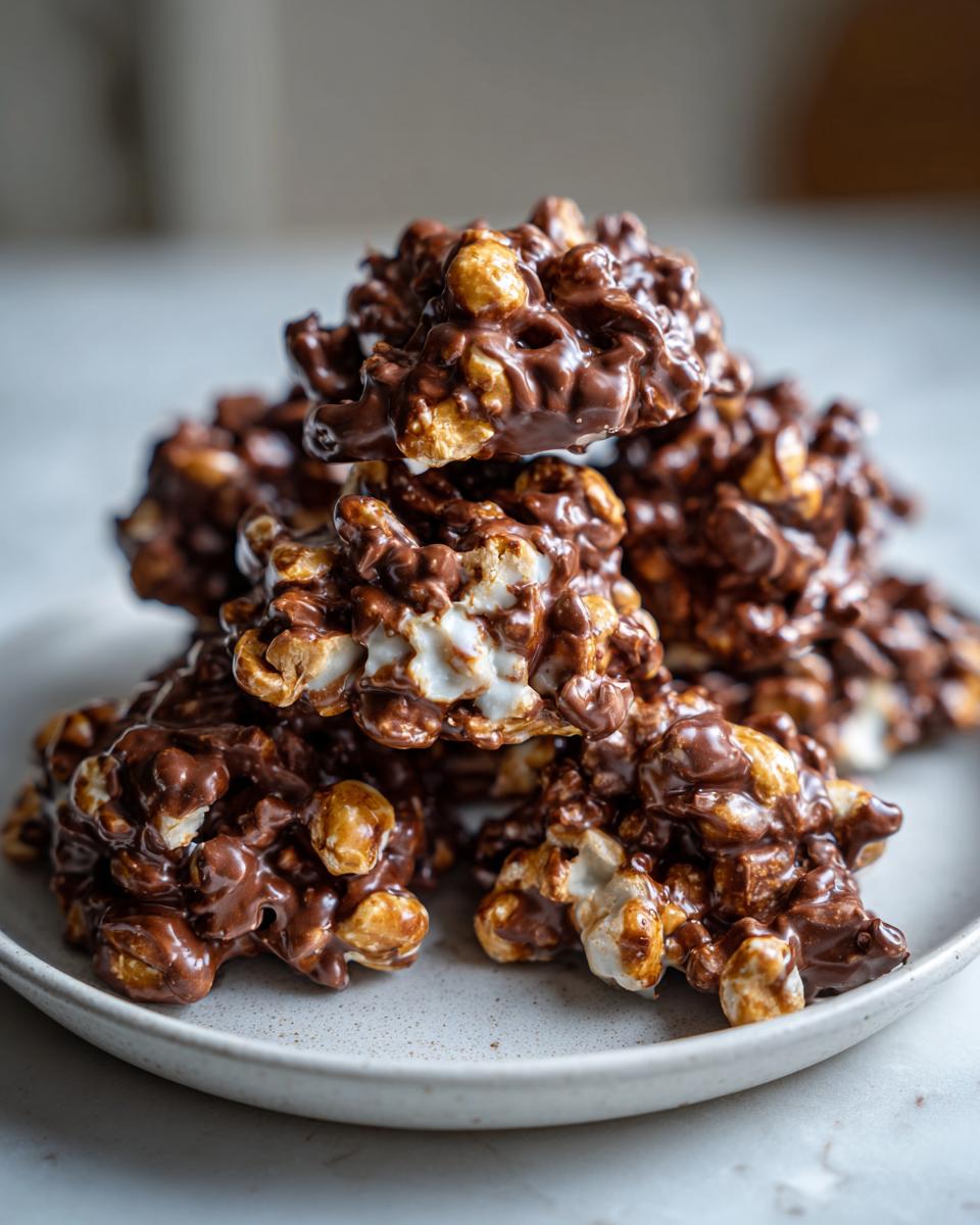 Chocolate Peanut Clusters - detail 1