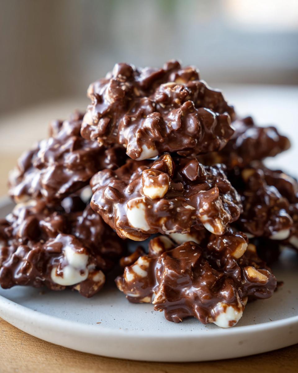 Chocolate Peanut Clusters - detail 2