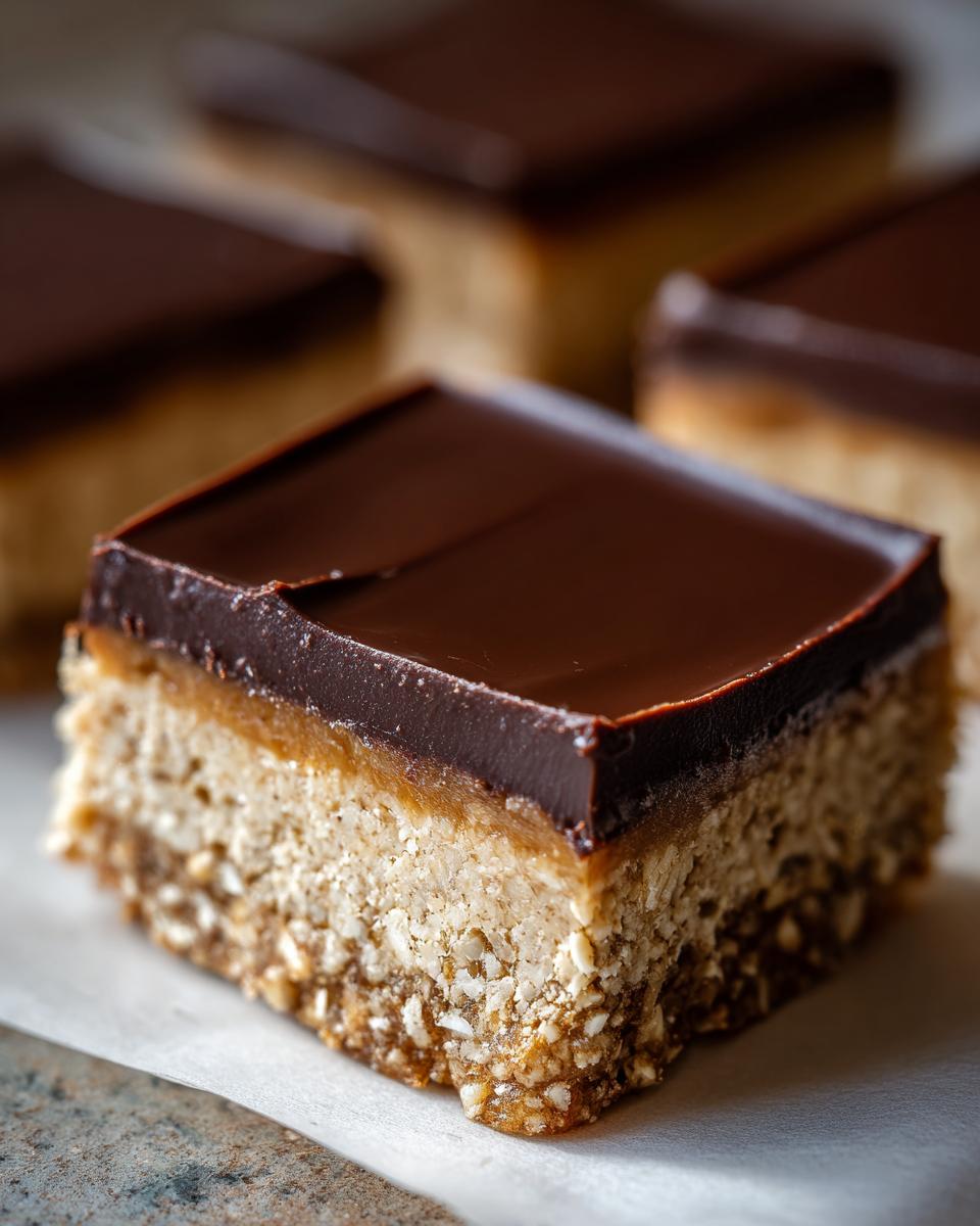 Chocolate Tahini Bars - detail 1