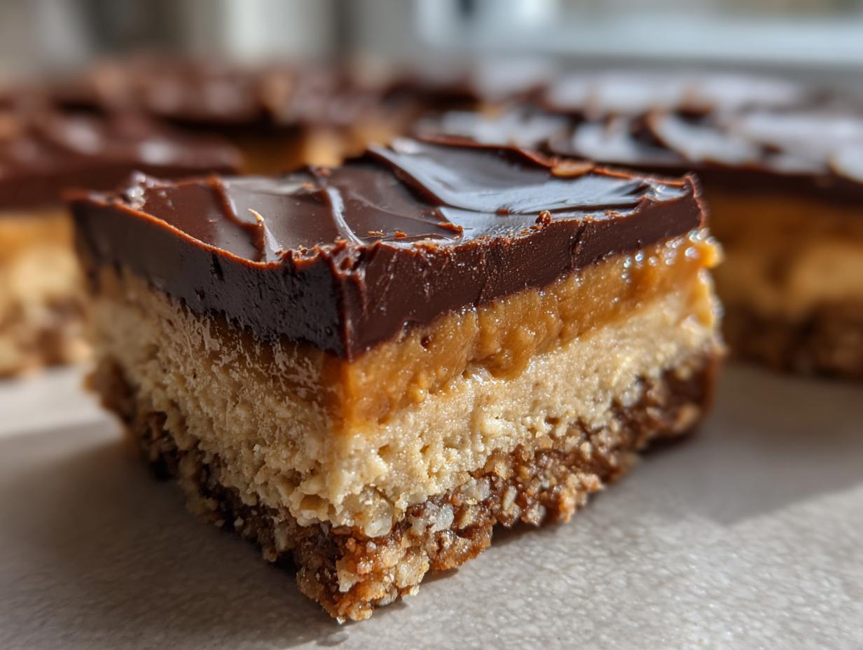 Chocolate Tahini Bars