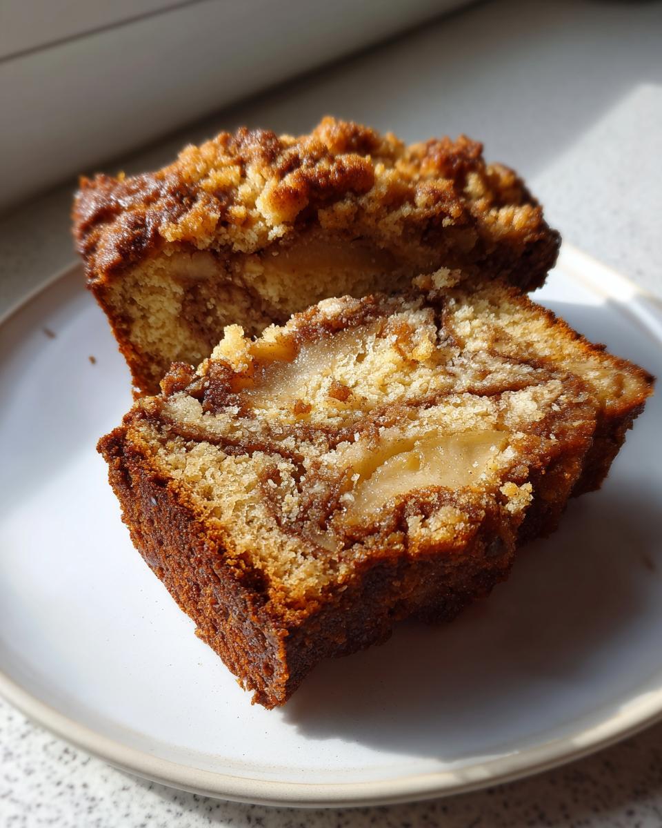 Cinnamon Apple Crumble Sourdough Quick Bread - detail 1