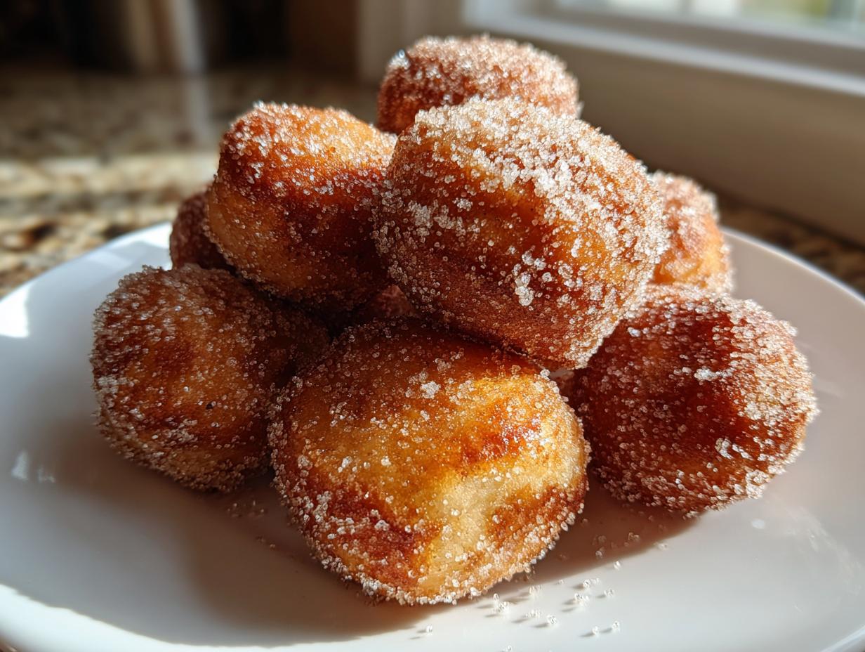 Cinnamon Dough Drop Bites