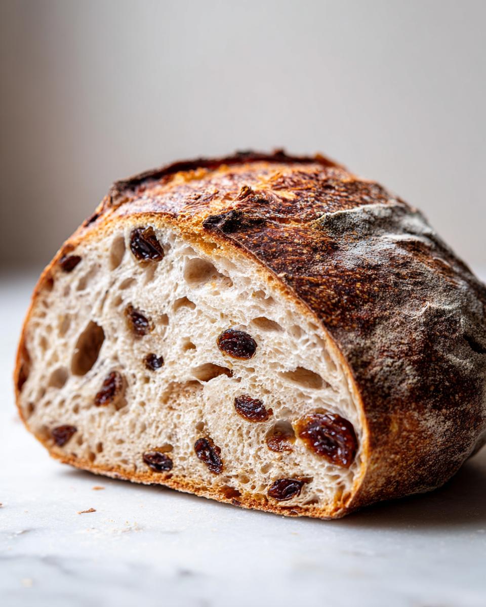 Cinnamon Raisin Sourdough Bread - detail 2