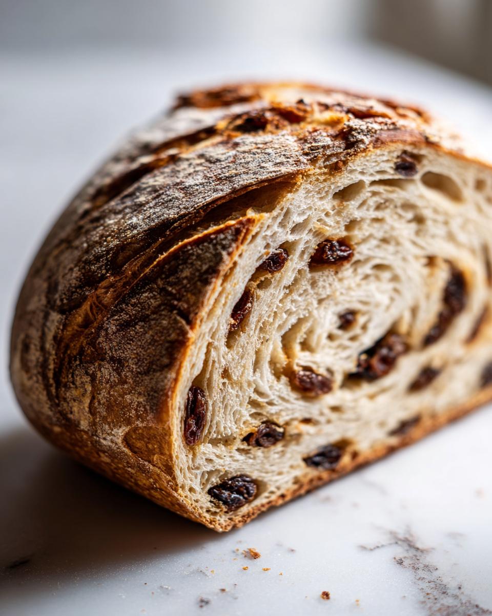 Cinnamon Raisin Sourdough Bread - detail 3