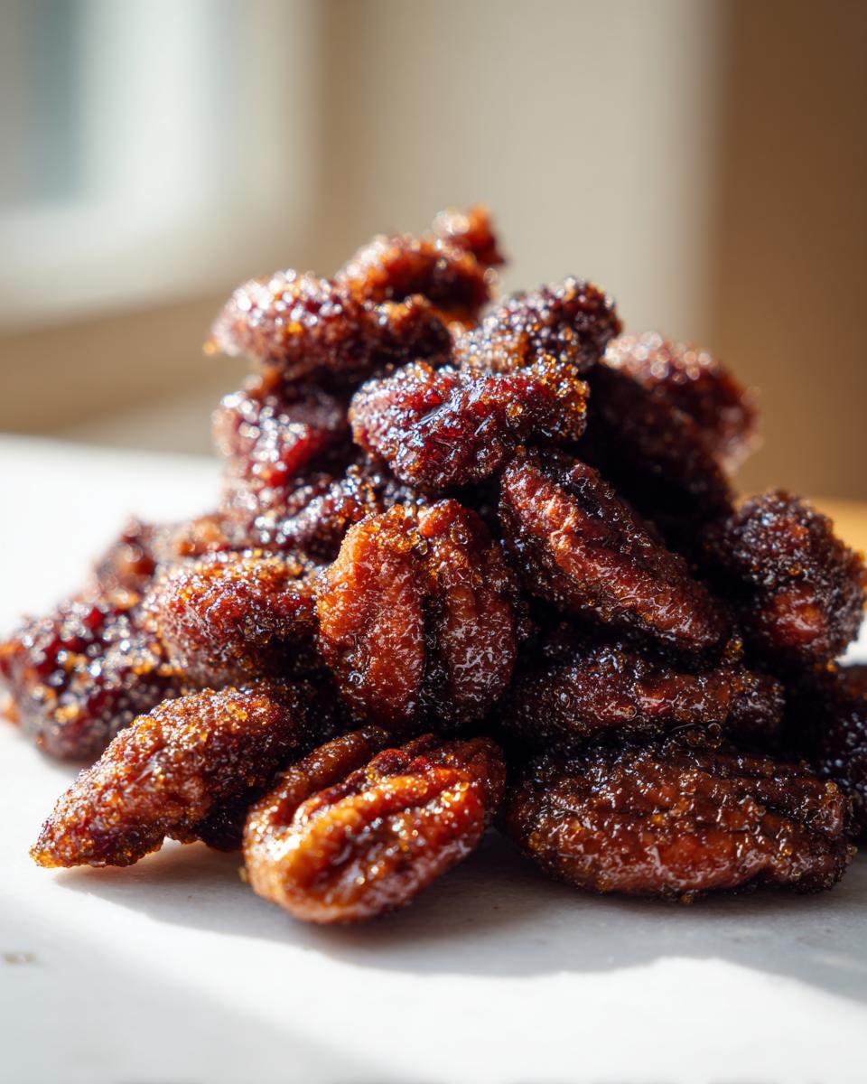 Cinnamon Sugar Pecans - detail 1