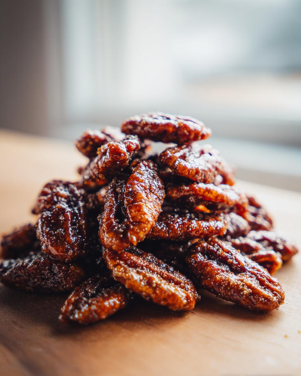 Cinnamon Sugar Pecans - detail 2