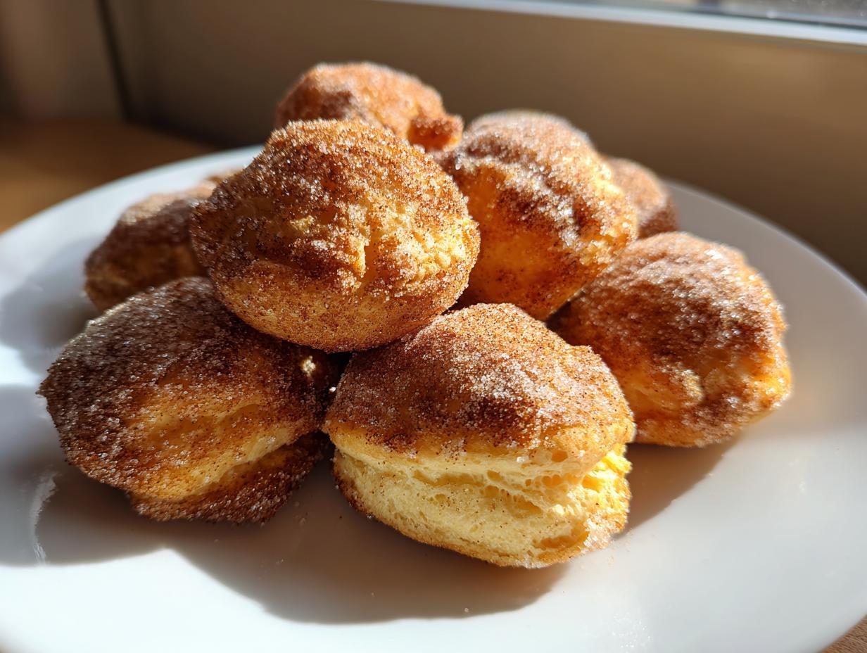 Cinnamon Sugar Puff Bites