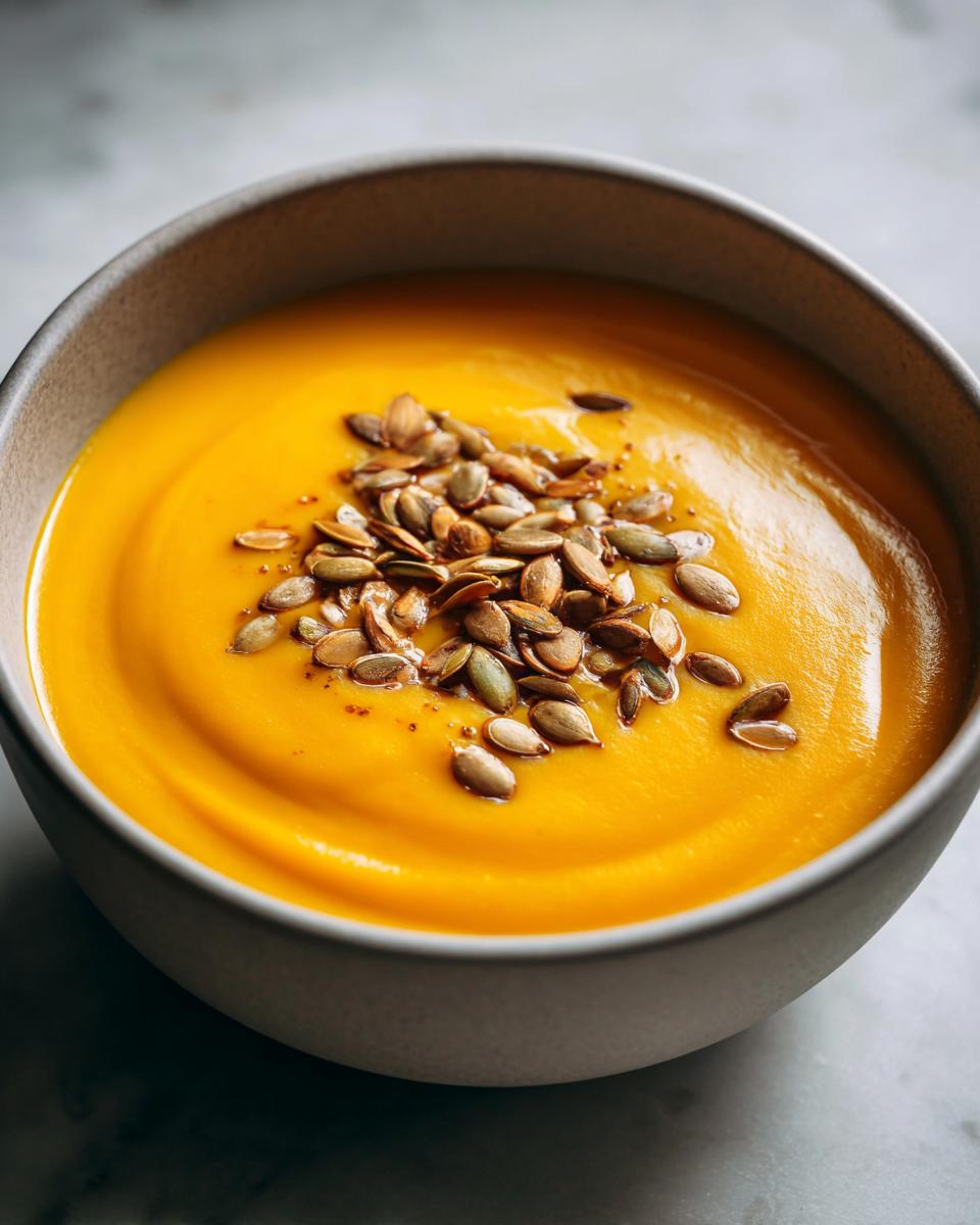 Creamy Butternut Squash Soup - detail 2
