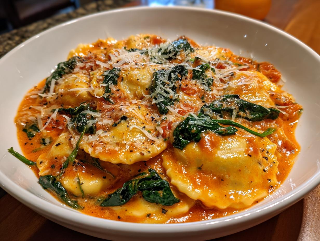 Creamy Tomato Ravioli