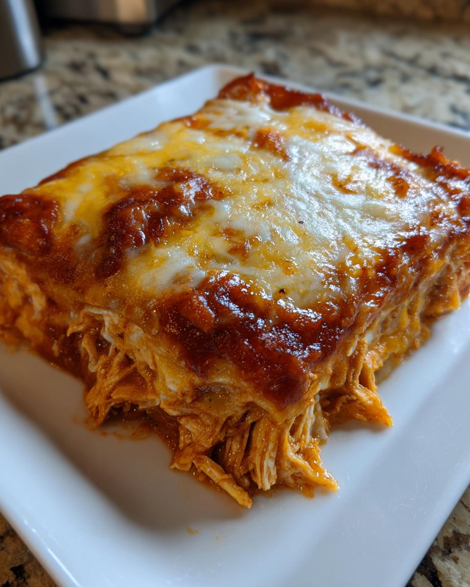 Easy Chicken Enchilada Casserole - detail 1