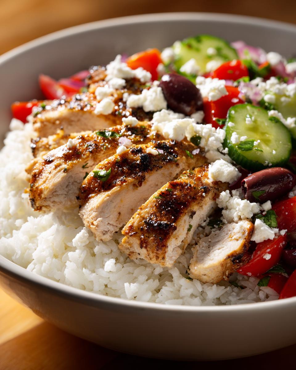 Greek Chicken Bowl - detail 1
