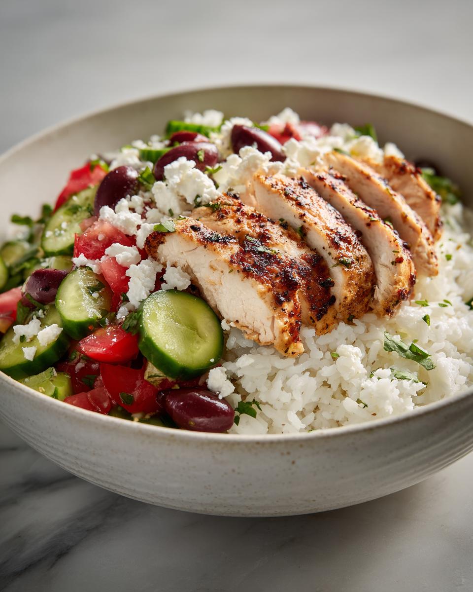 Greek Chicken Bowl - detail 2