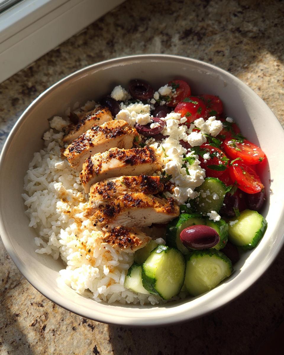 Greek Chicken Bowl - detail 3