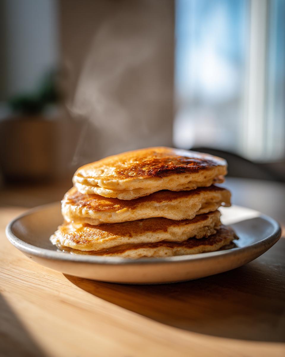 High Protein Cottage Cheese Oat Pancakes - detail 2