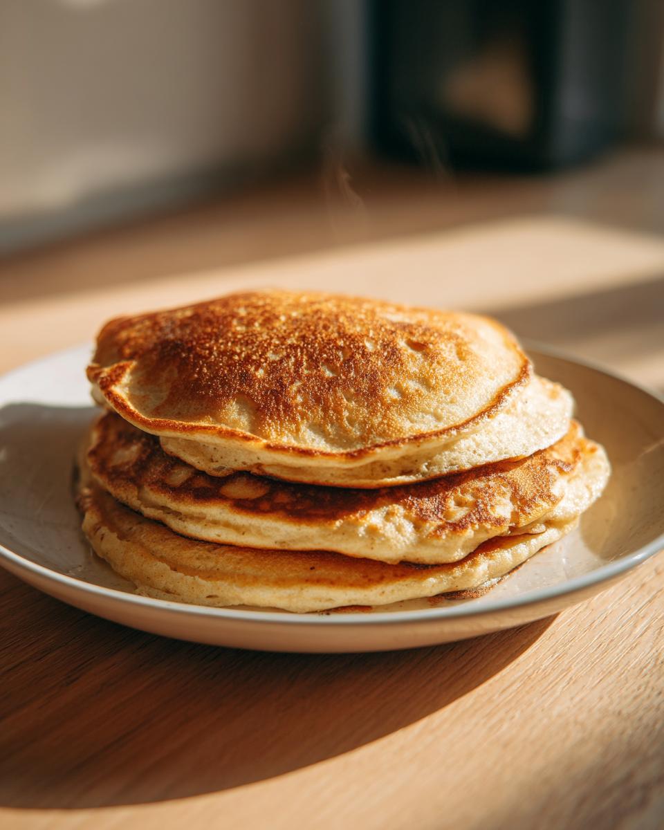 High Protein Cottage Cheese Oat Pancakes - detail 3