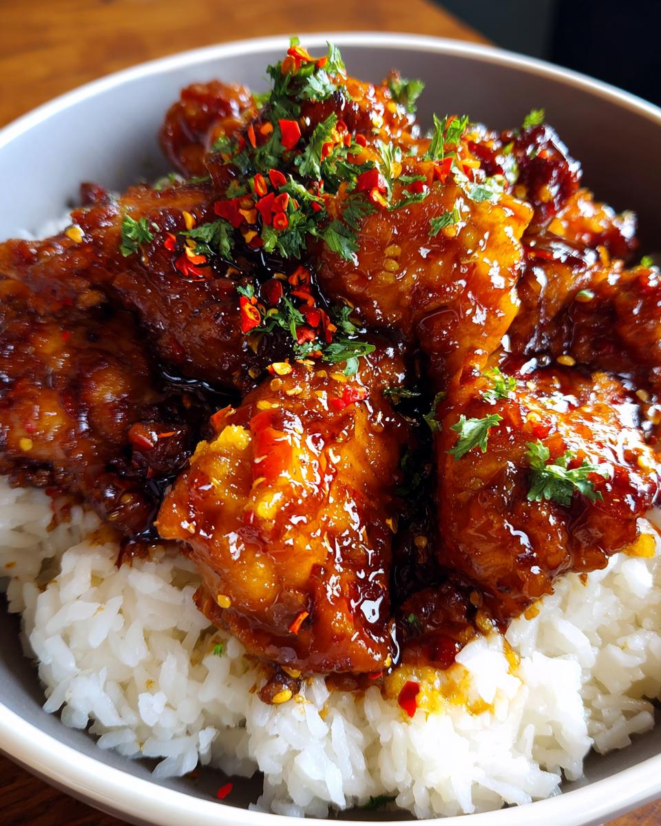 Honey Garlic Chicken - detail 1