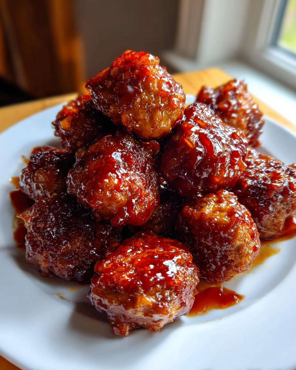 Instant Pot BBQ Pineapple Meatballs - detail 1