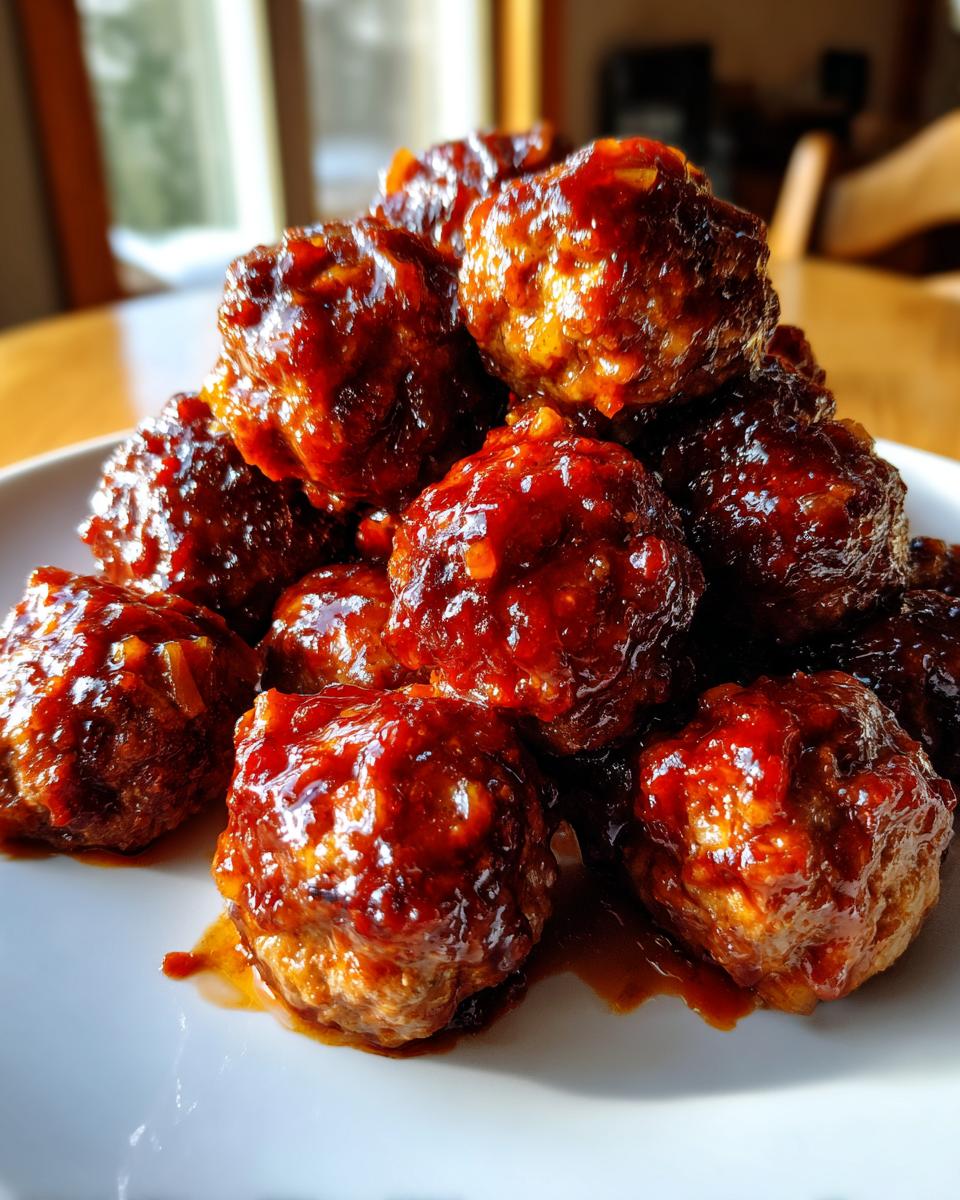 Instant Pot BBQ Pineapple Meatballs - detail 2