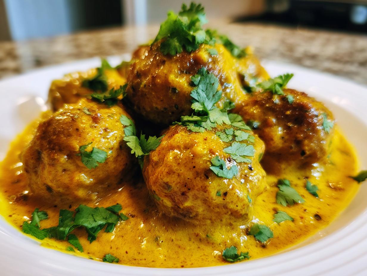 Instant Pot Coconut Curry Meatballs