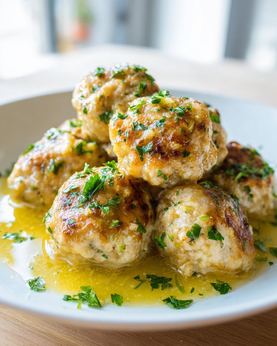 Instant Pot Lemon Garlic Turkey Meatballs - detail 1