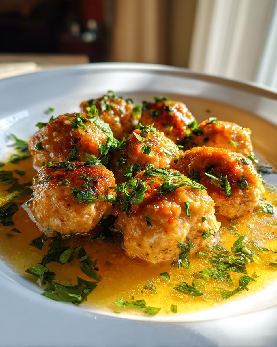 Instant Pot Lemon Garlic Turkey Meatballs - detail 2