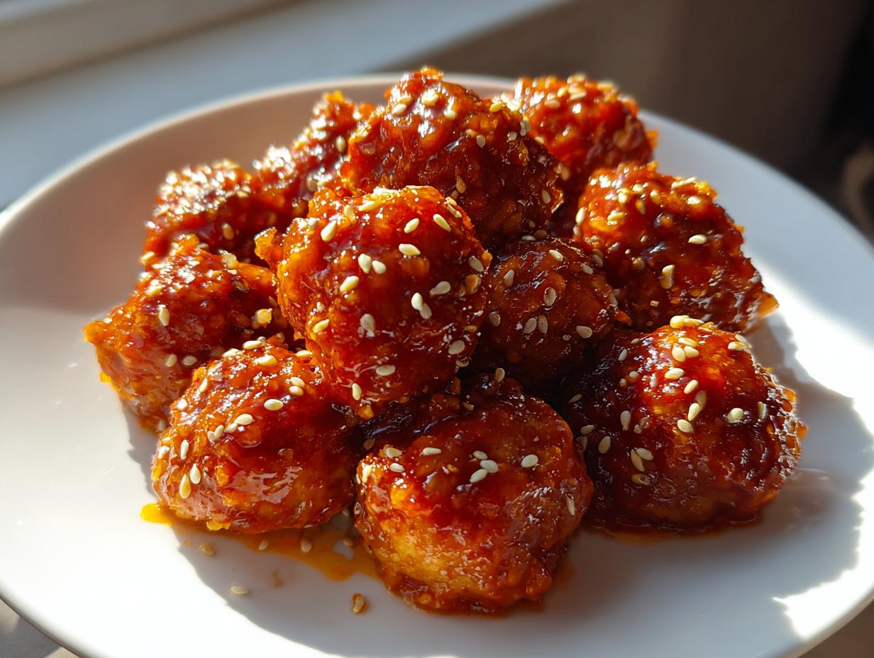 Instant Pot Sweet Chili Chicken Meatballs