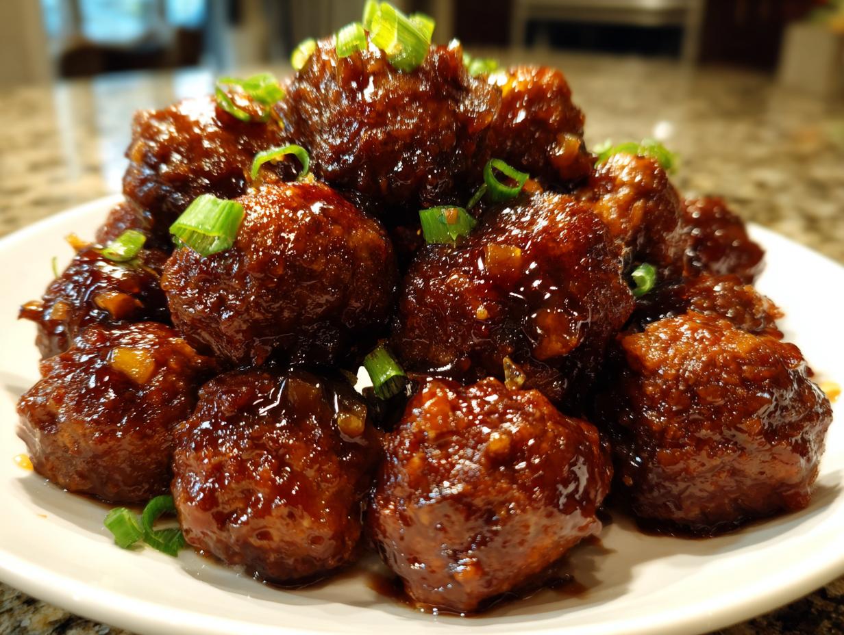 Instant Pot Teriyaki Pineapple Meatballs