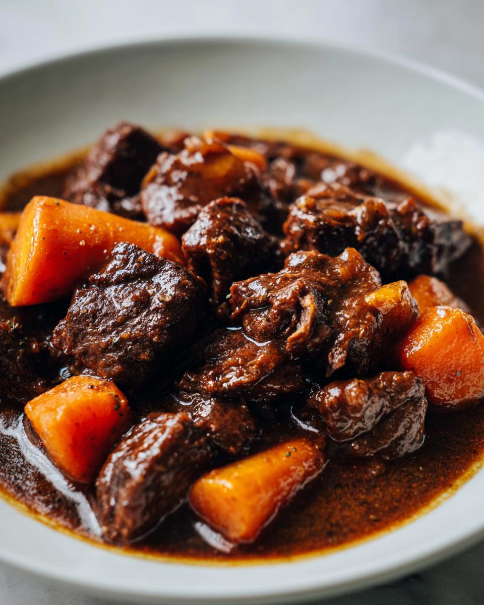 Lamb and Carrot Stew - detail 2