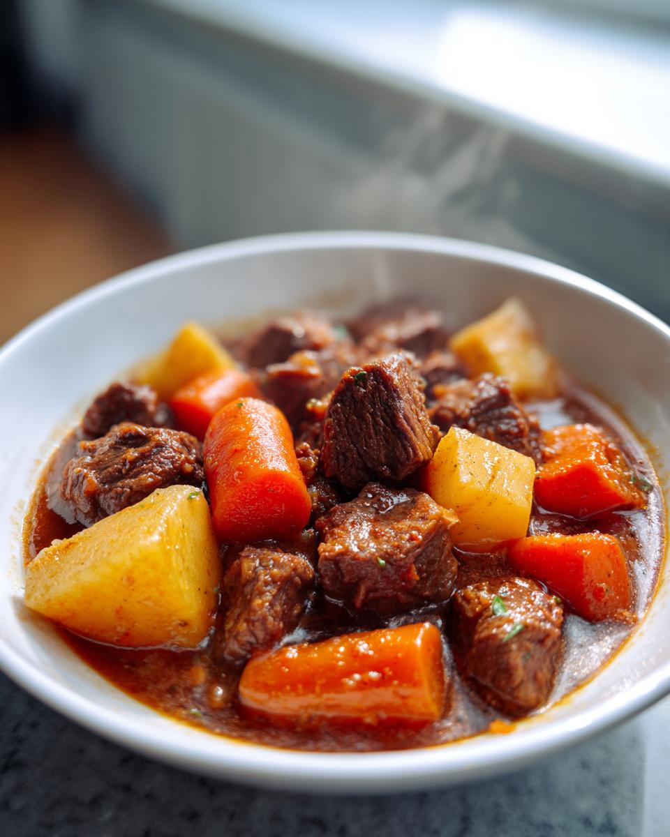 Lamb and Potato Stew - detail 2