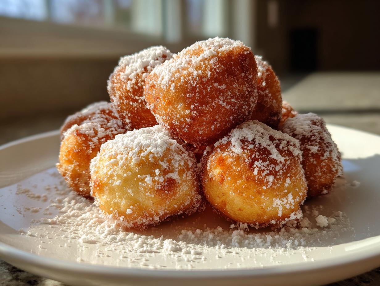 Lemon Sugar Baked Dough Bites