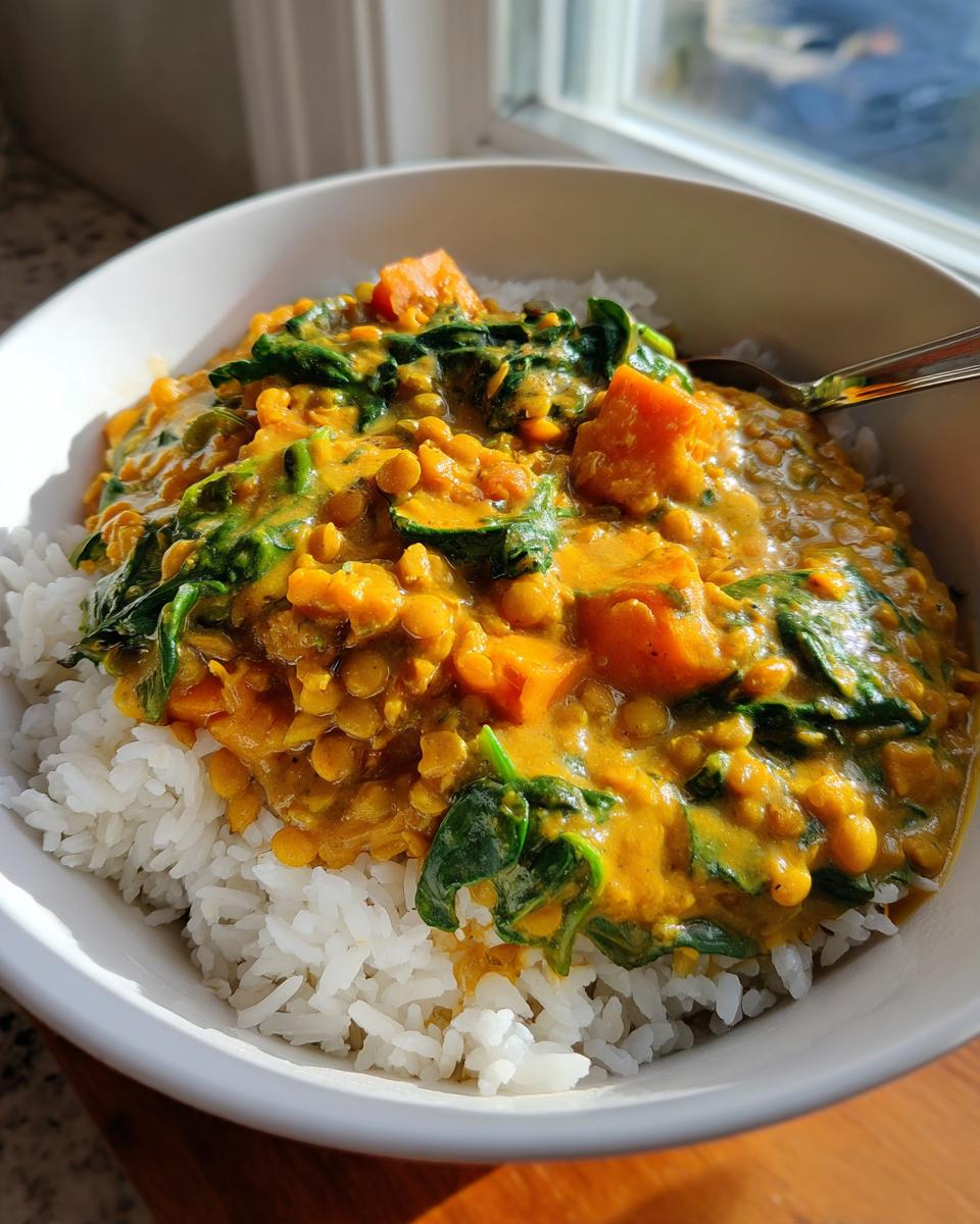 Lentil Sweet Potato Curry - detail 1