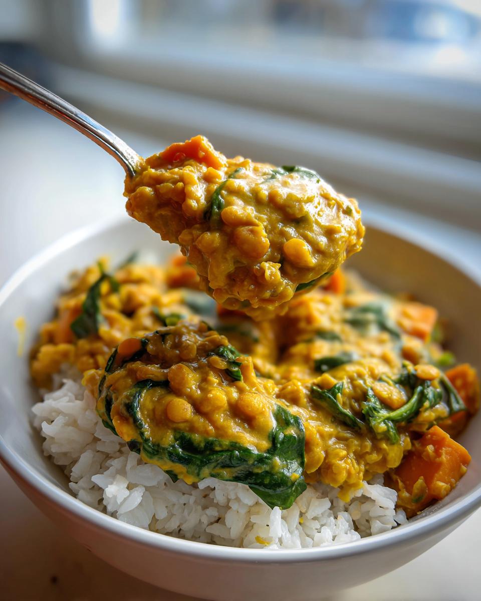 Lentil Sweet Potato Curry - detail 2