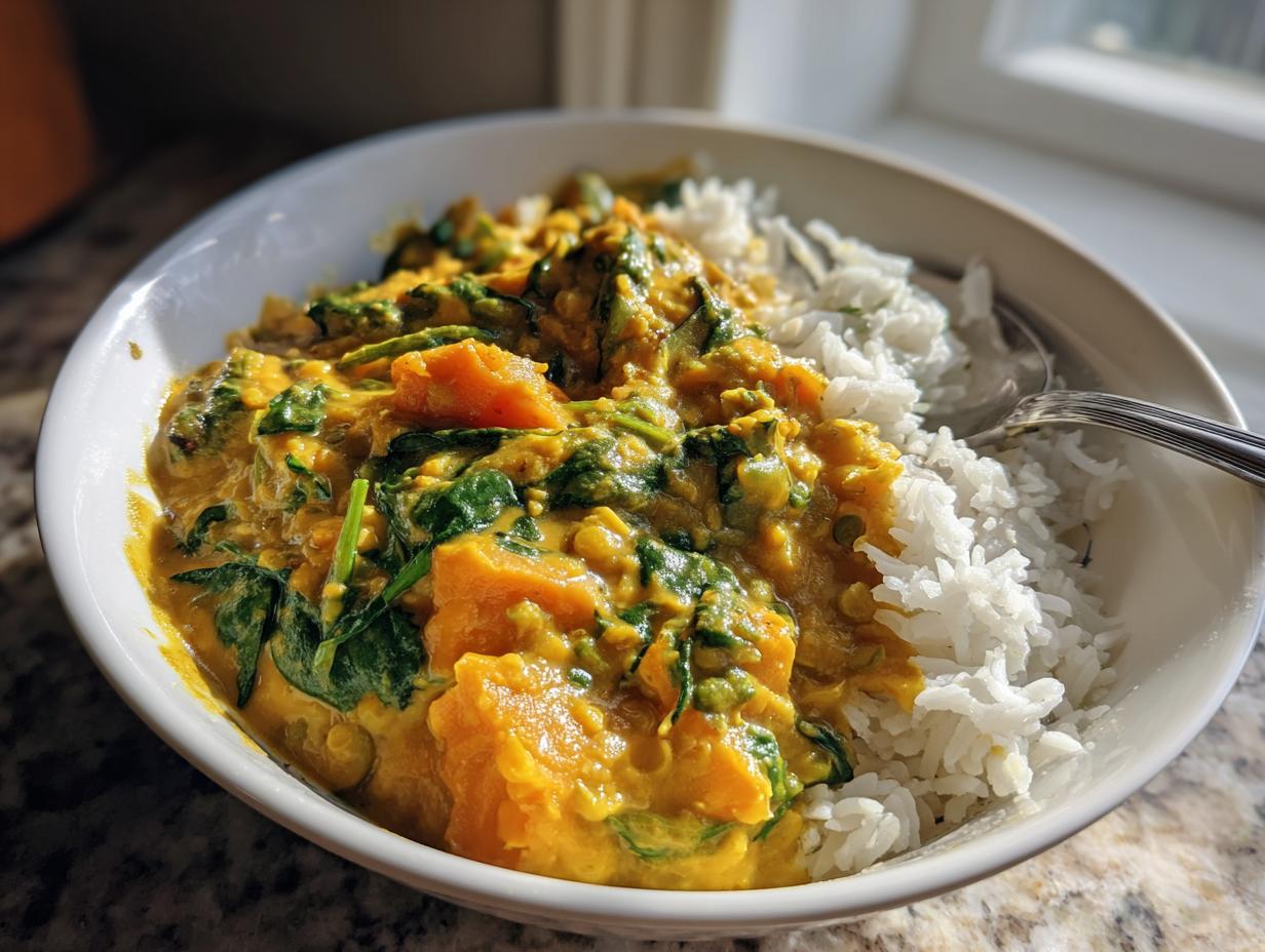 Lentil Sweet Potato Curry