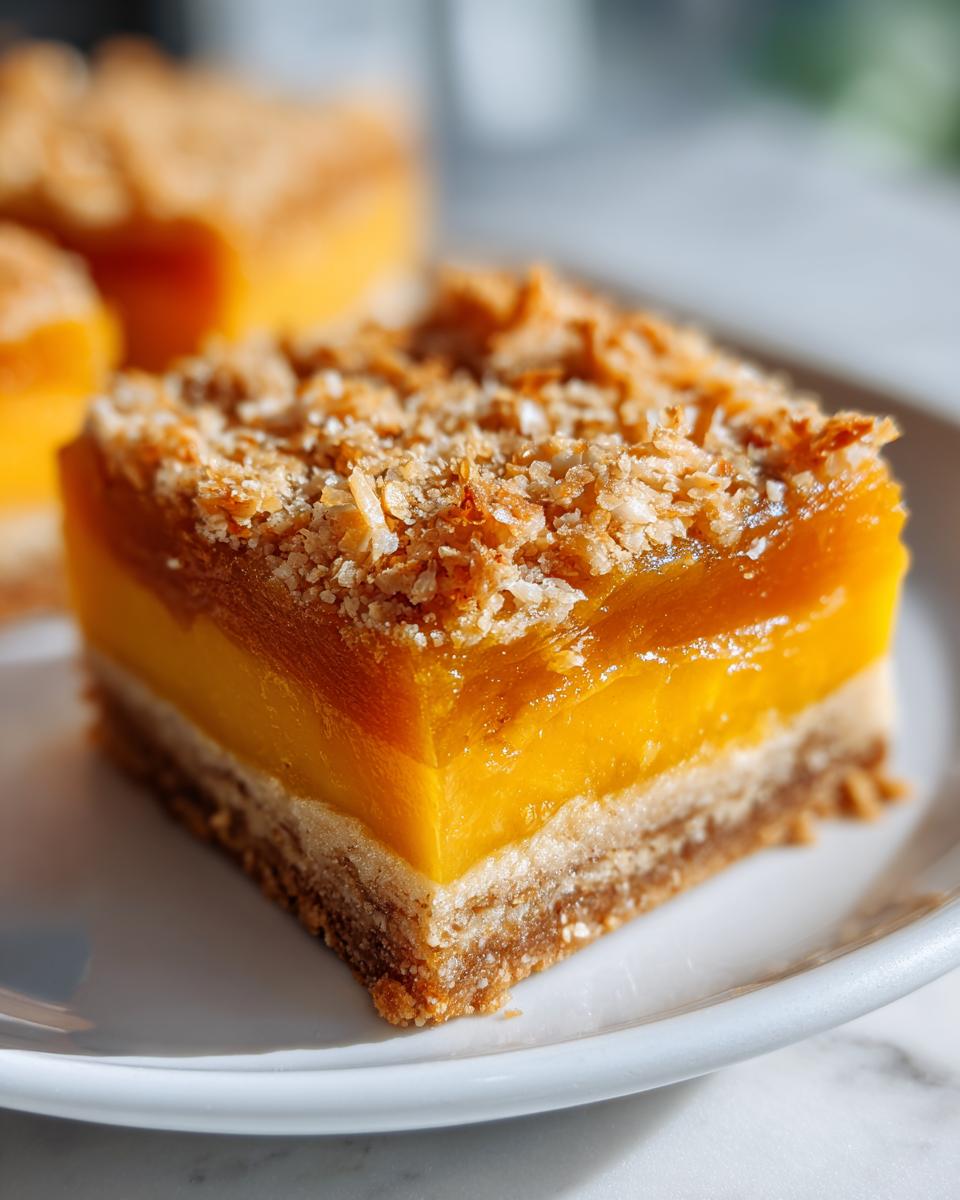 Mango Coconut Bars - detail 1