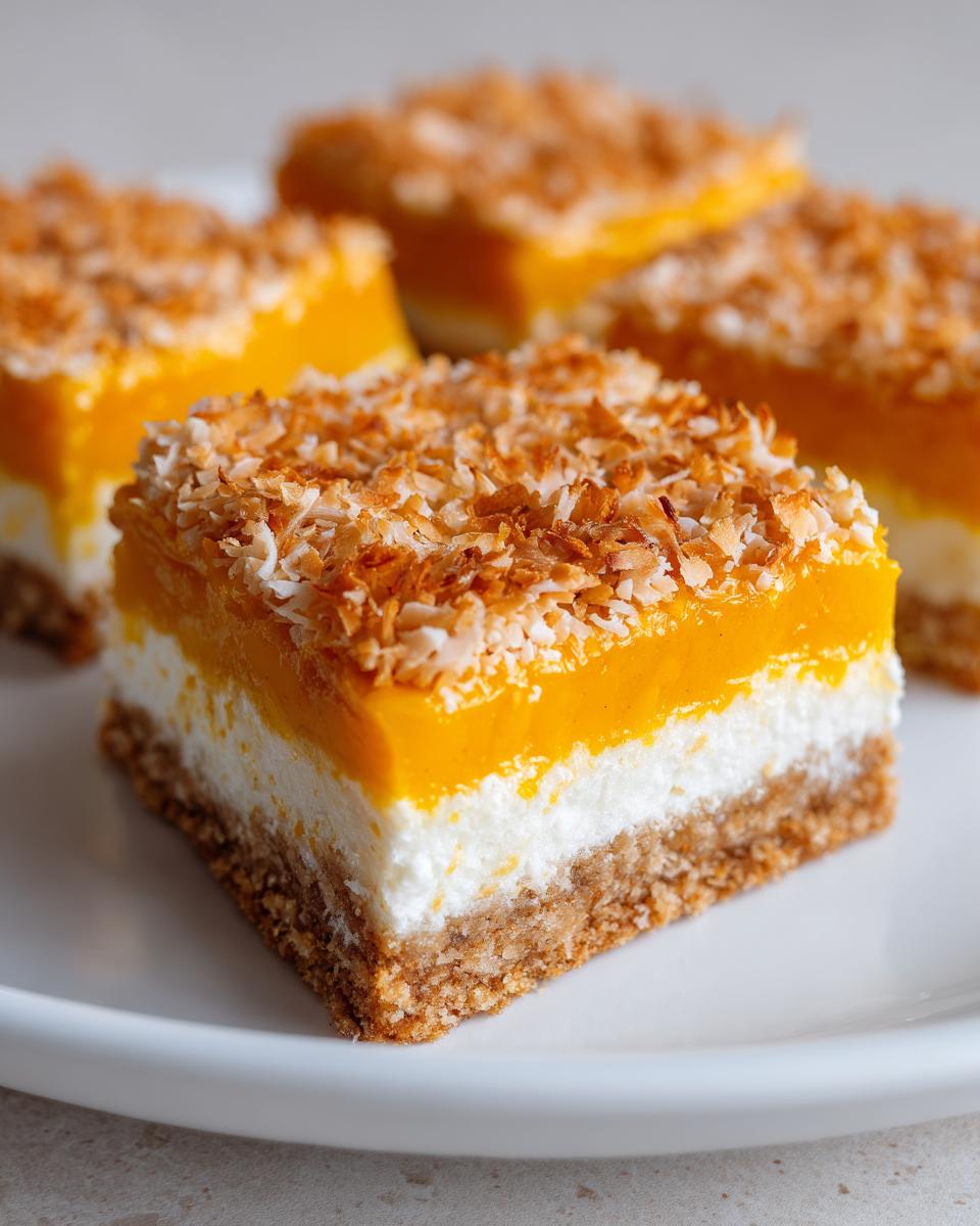 Mango Coconut Bars - detail 2