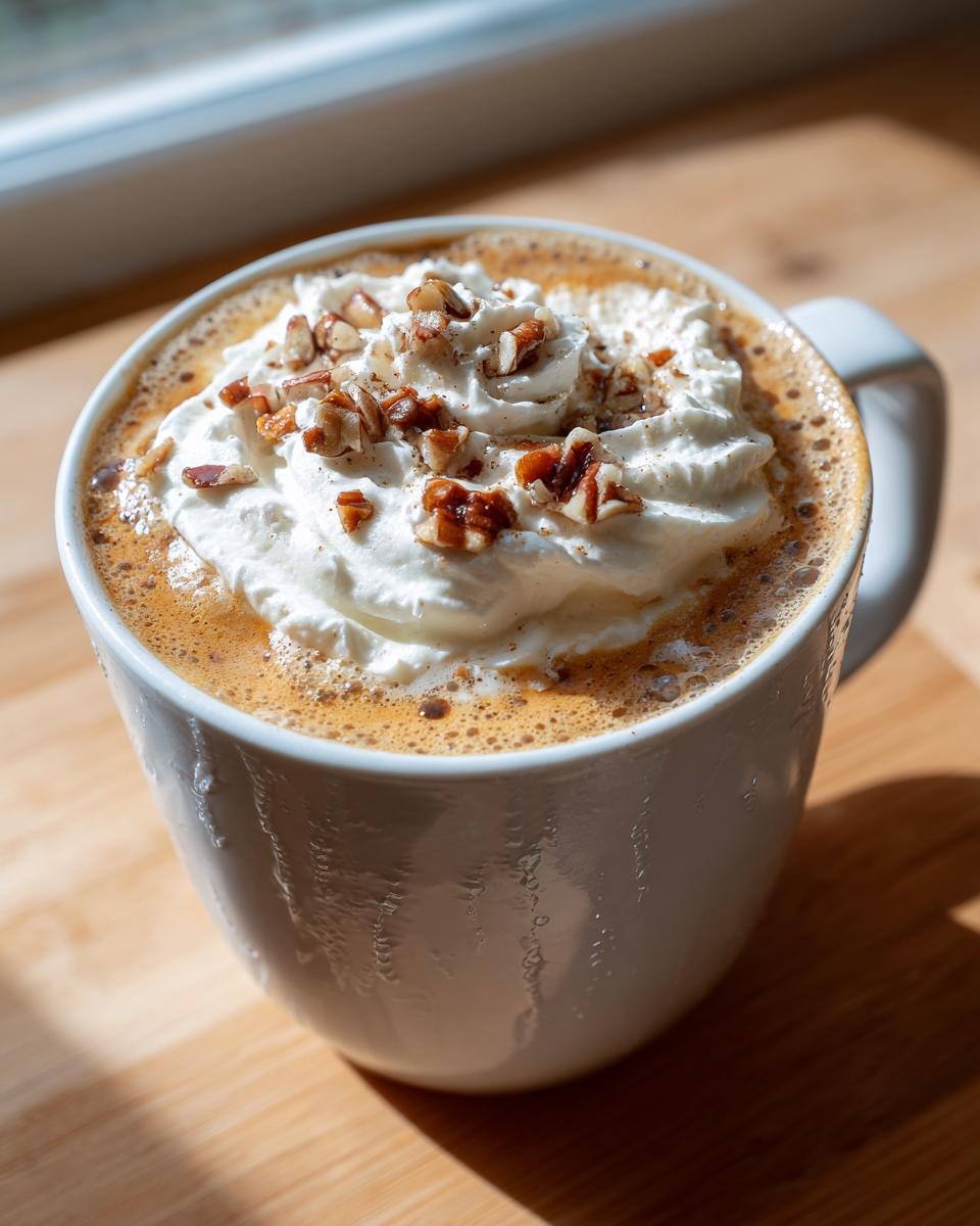 Maple Pecan Latte - detail 1