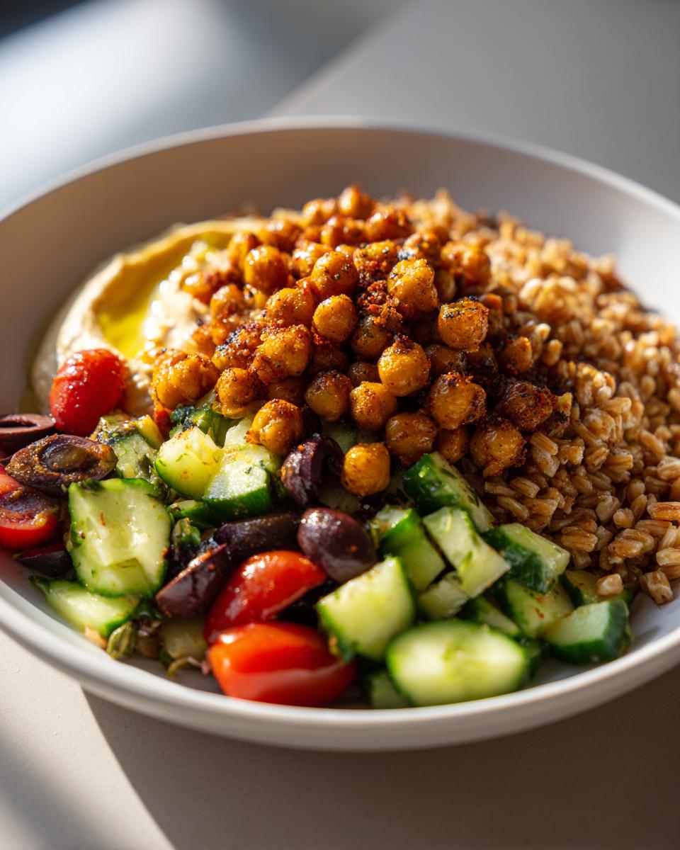 Mediterranean Chickpea Bowl - detail 1
