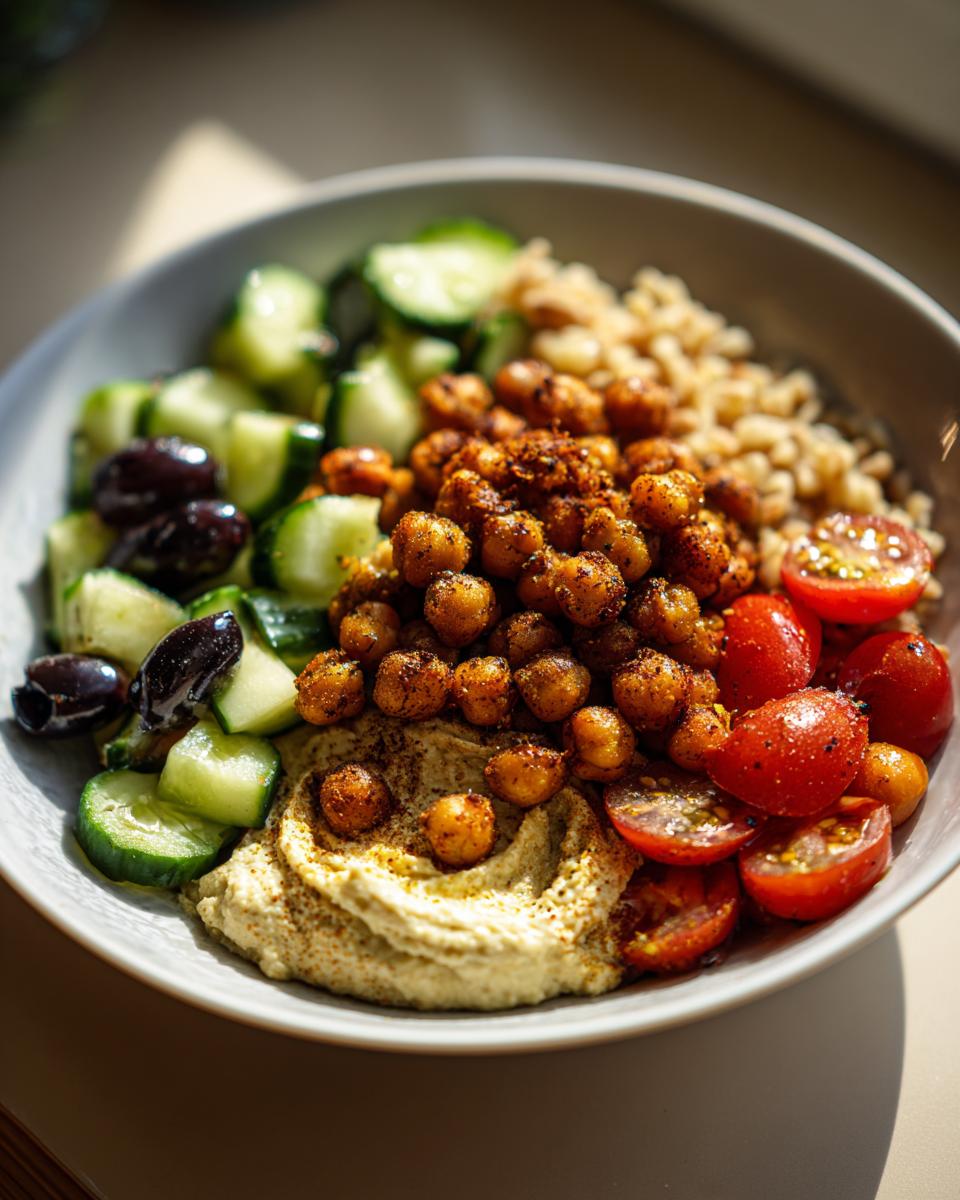 Mediterranean Chickpea Bowl - detail 2