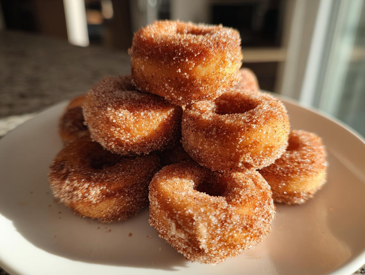 Mini Baked Sugar Donut Bites