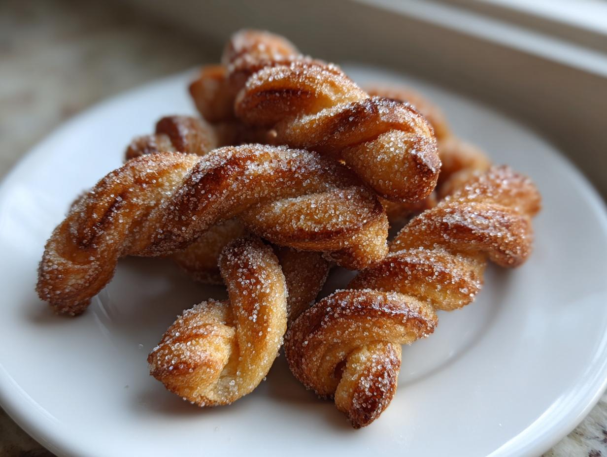 Mini Baked Sugar Twists