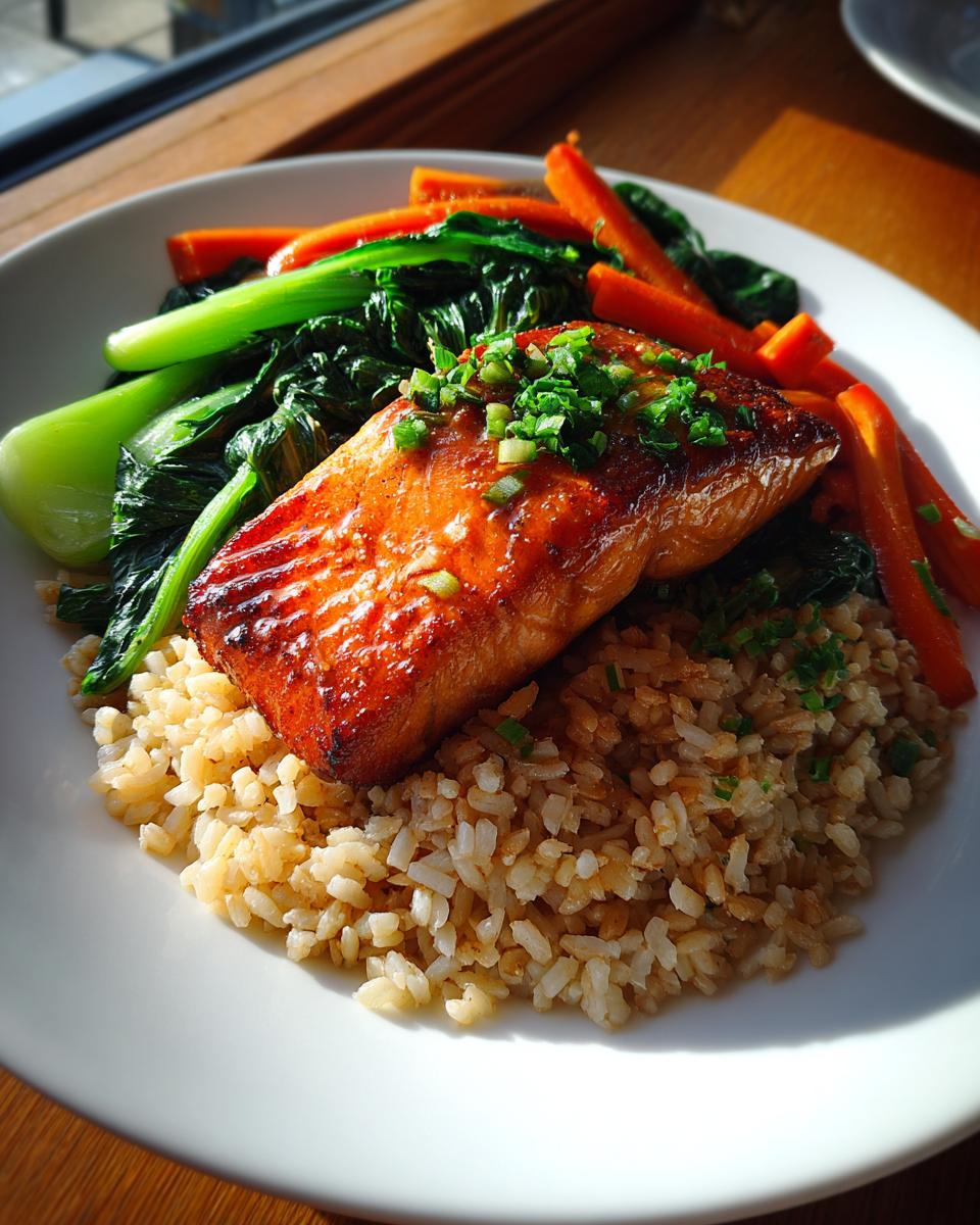 Miso Salmon Bowl - detail 1