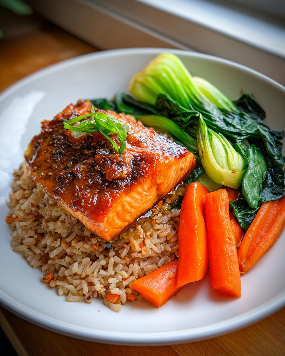 Miso Salmon Bowl - detail 2