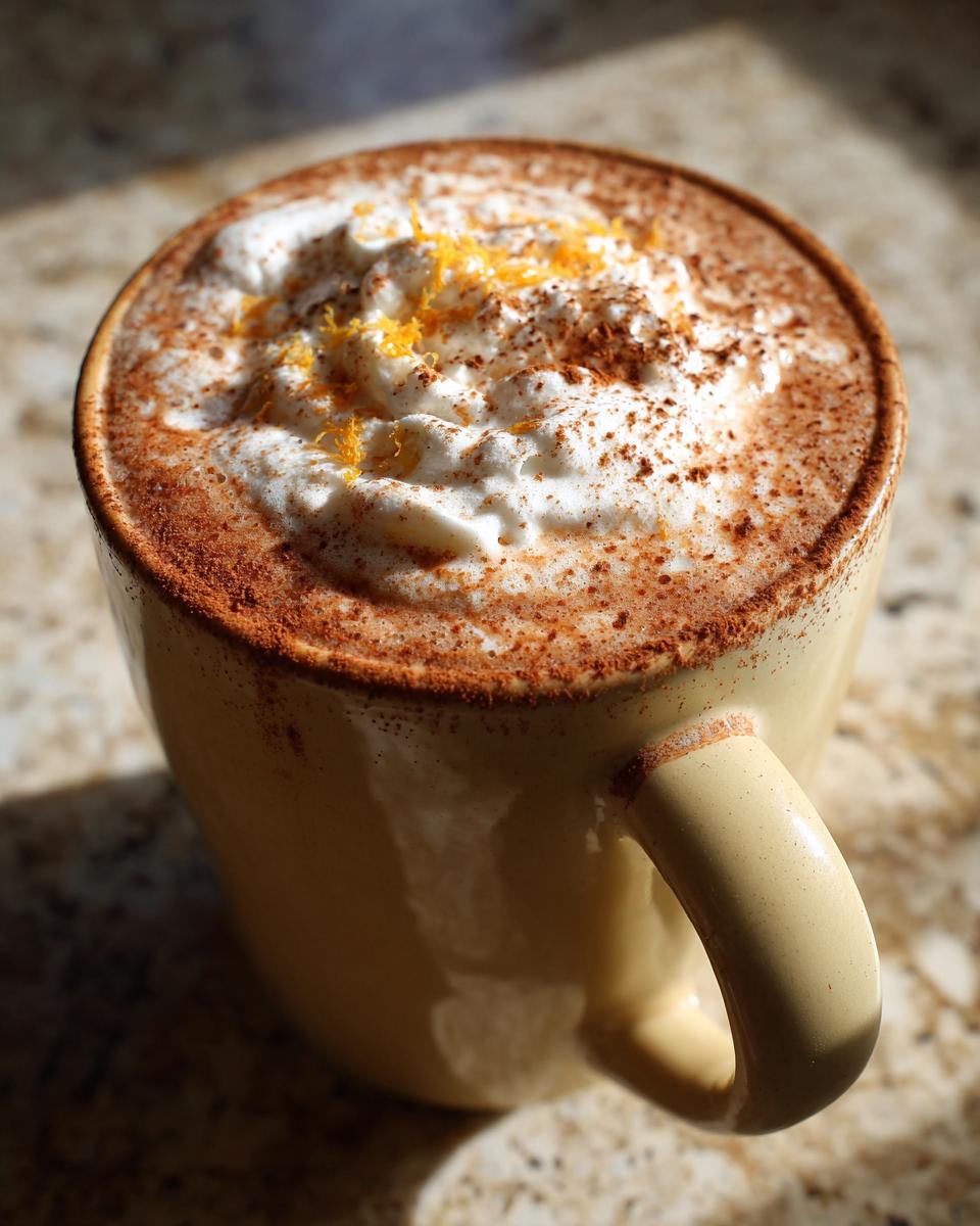 Orange Spice Latte - detail 2