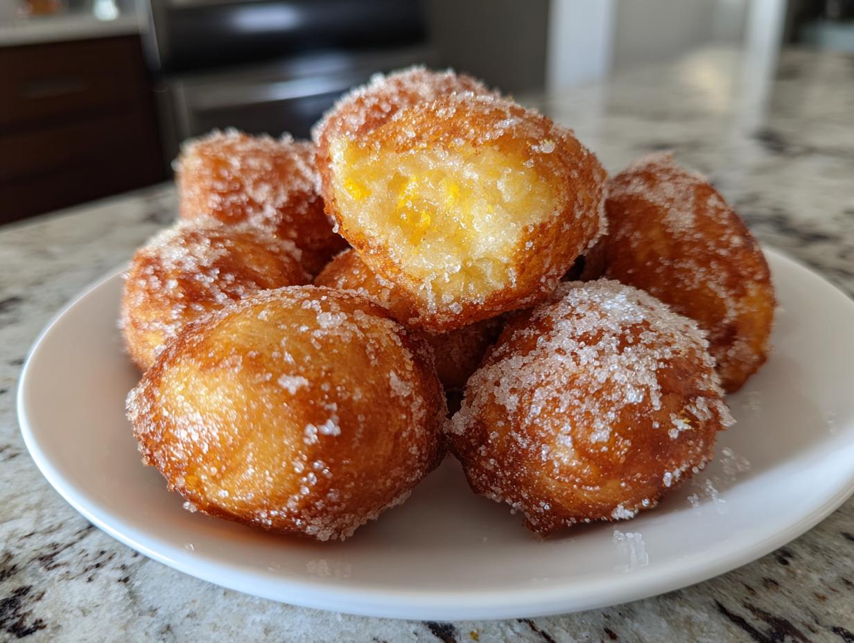 Orange Vanilla Dough Bites