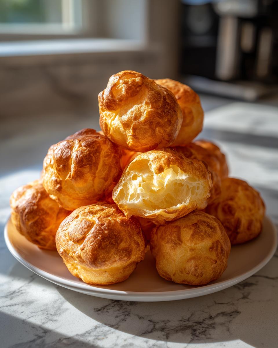 Oven-Baked Dough Puff Balls - detail 3