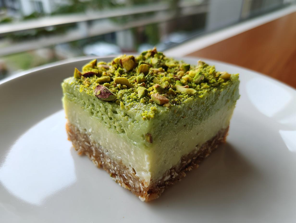 Pistachio Cream Bars