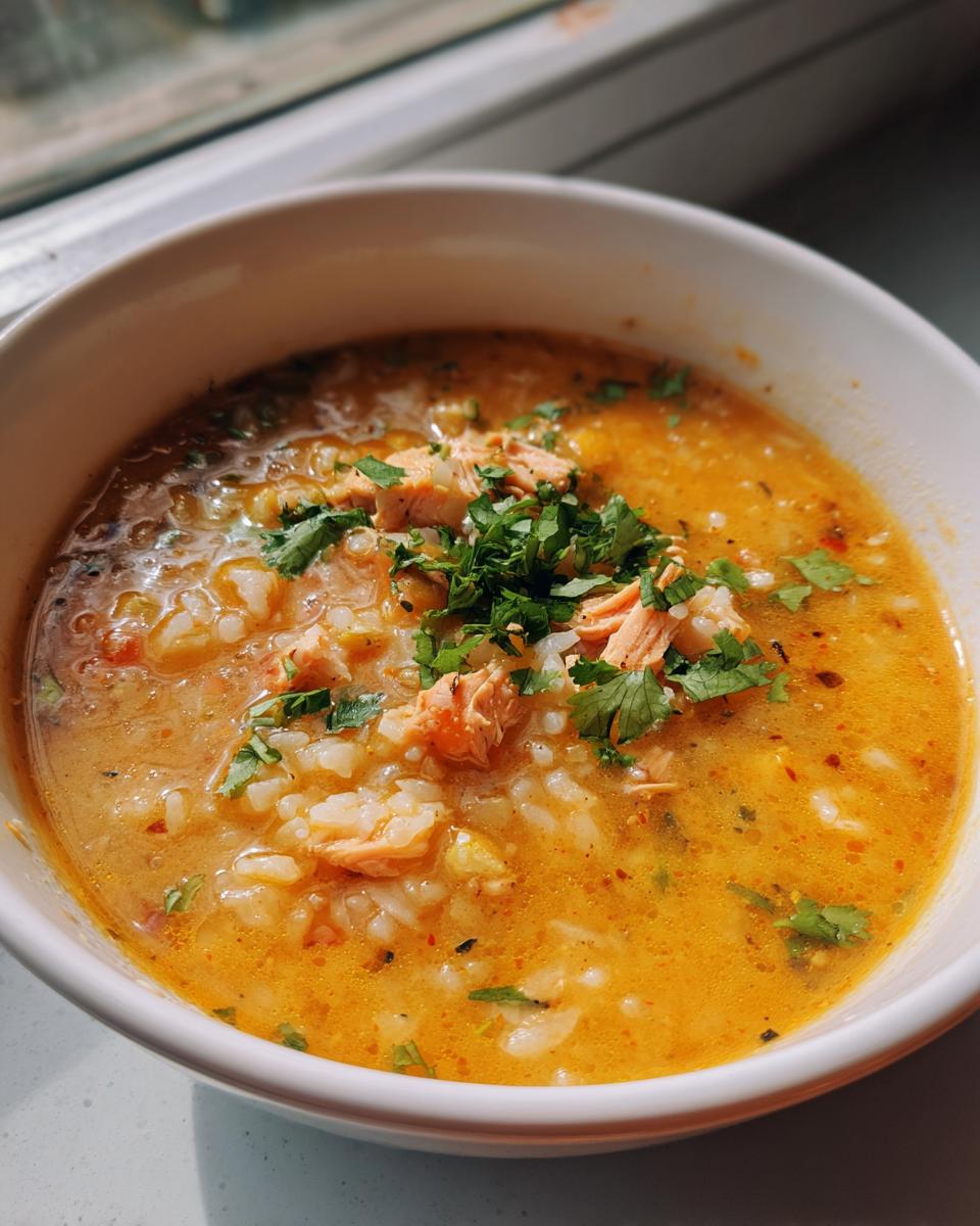 Spicy Turkey and Cauliflower Rice Soup - detail 1